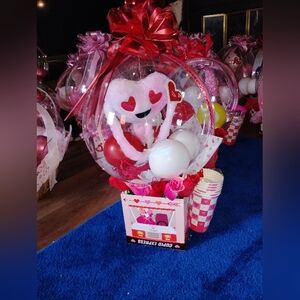 Heartfelt Pink and Red Party Balloon Gift Set